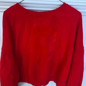 H&M Amour Crop Top Sweatshirt🖤